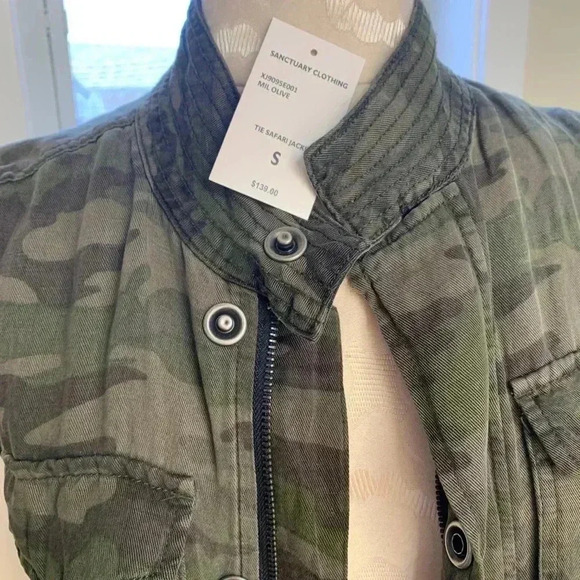 NWT Sanctuary camouflage vest XS - Picture 8 of 9